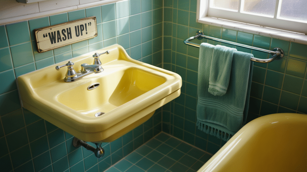 Retro Yellow Fixtures