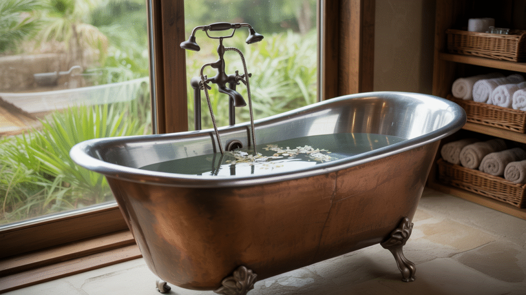 Black Fixtures and Woven Baskets