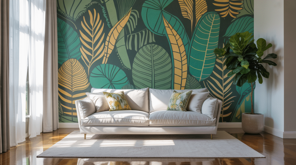 Plant-Themed Wallpaper