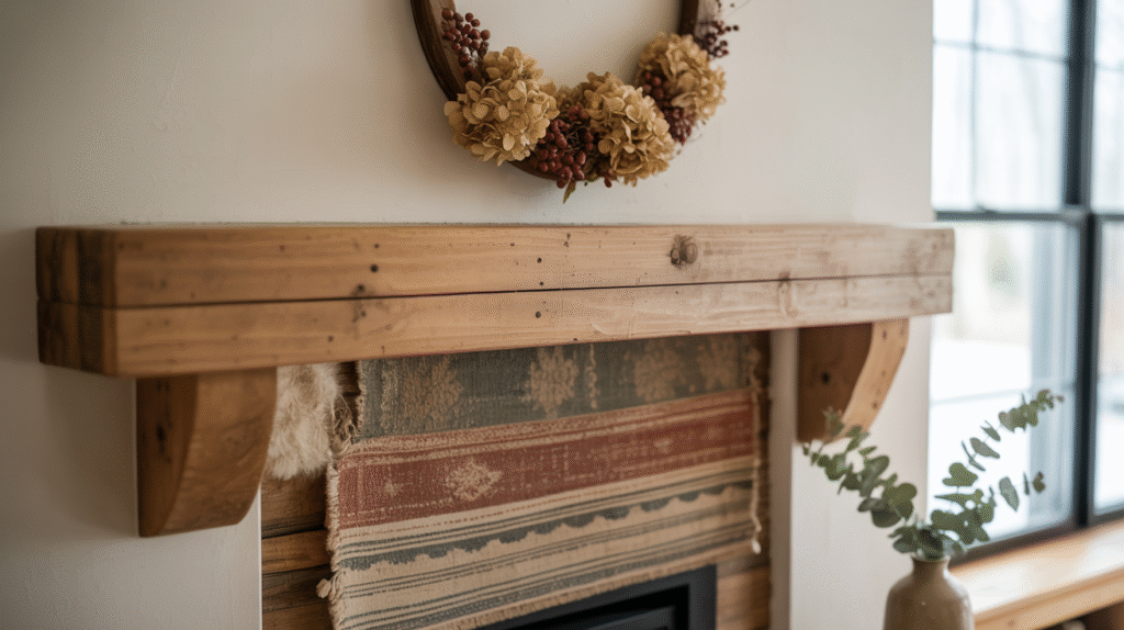 Mixed Mantel Decor