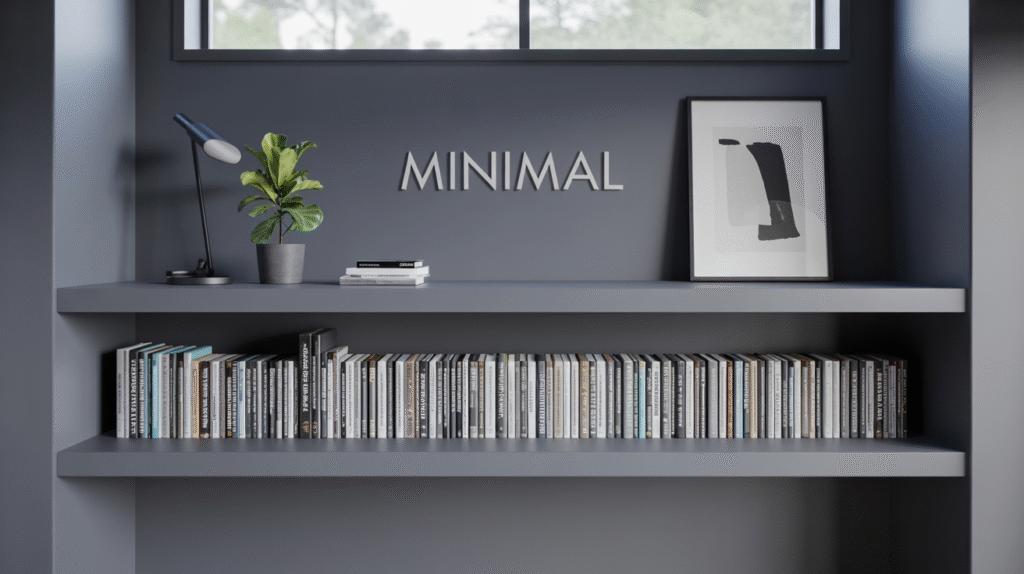 White Floating Shelves