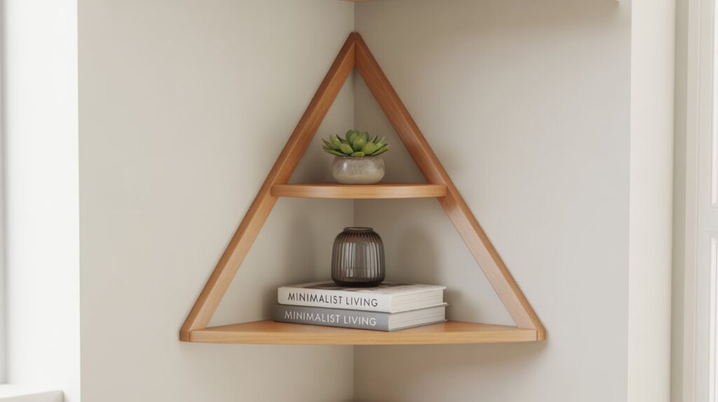 Triangle Corner Shelf