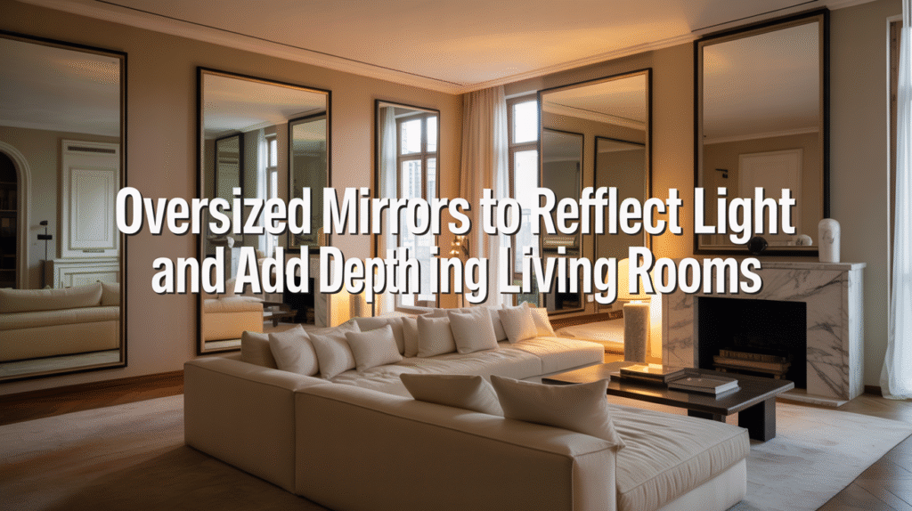 Large Mirrors for Depth and Light