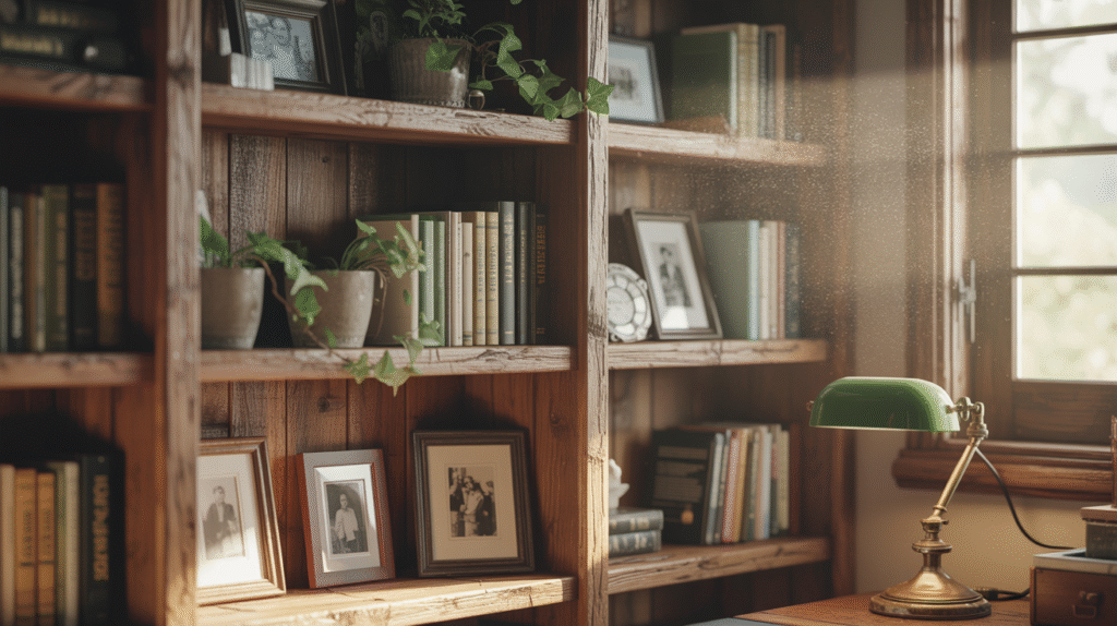 Wooden Bookshelf