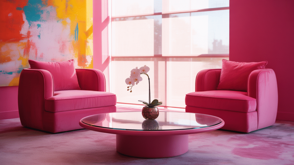 Electric Pink Pieces