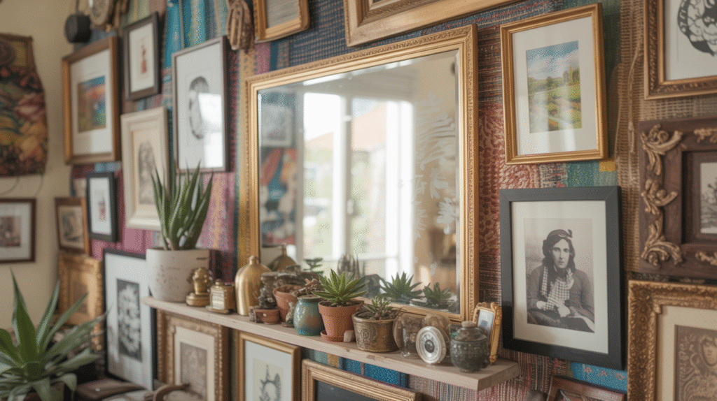 Mixed-Media Wall Collage