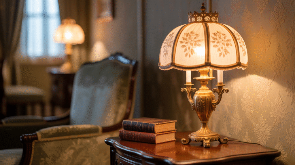 Vintage Gold Lamp