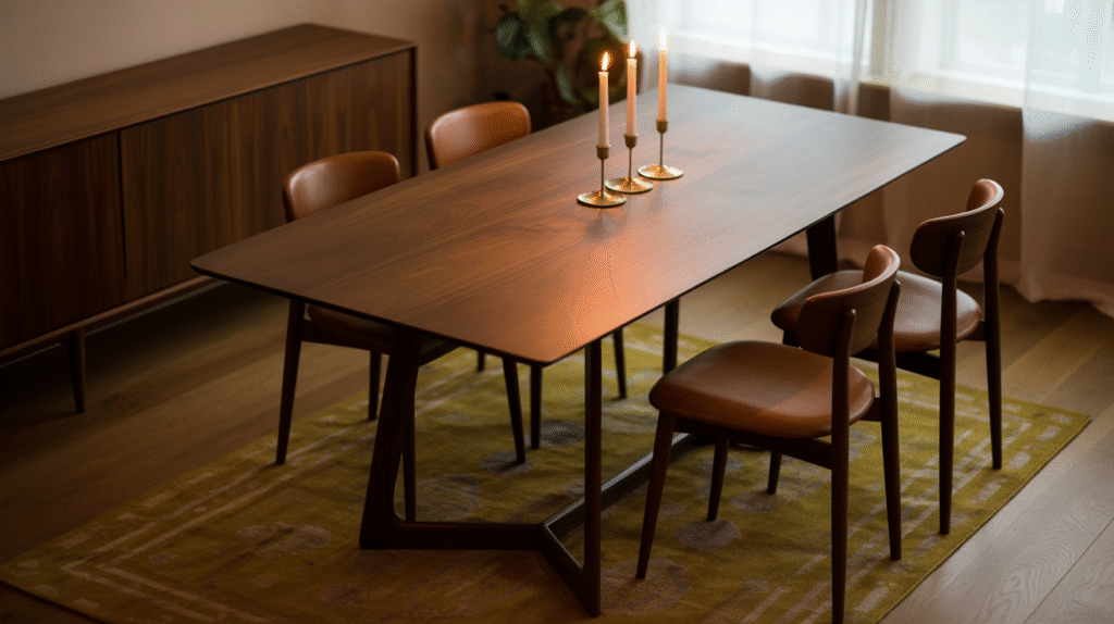 Rich Walnut Accents