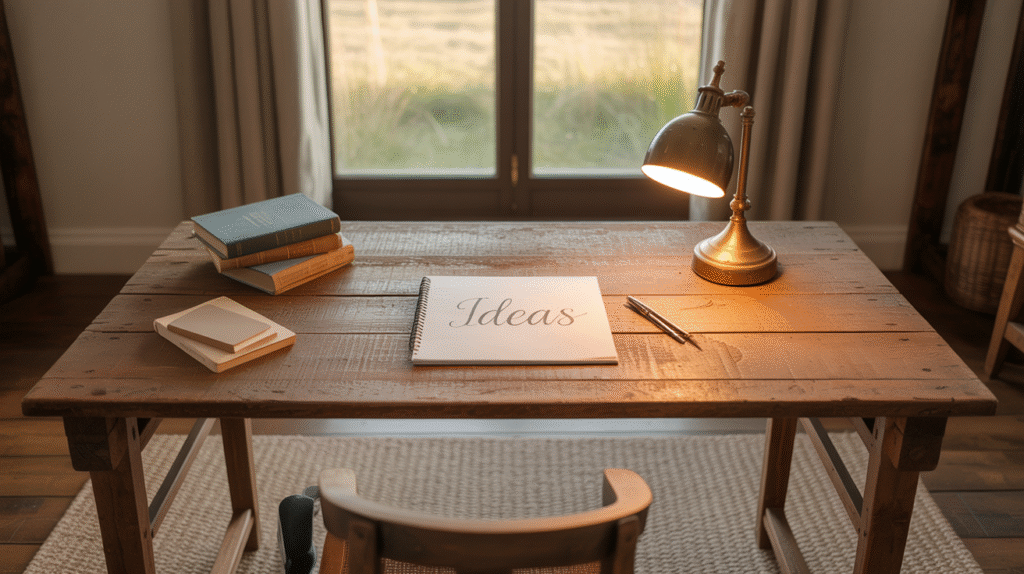 Aged Wooden Desk
