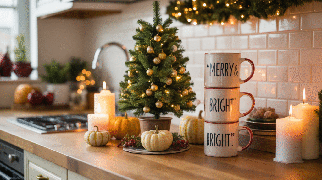 Cute Holiday-Ready Countertop