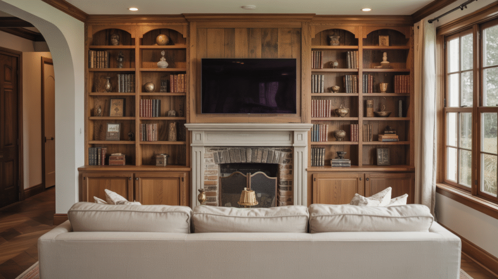 Symmetrical Bookshelf