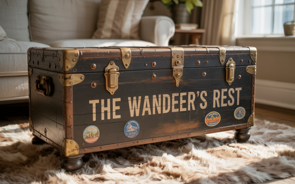 Vintage Trunk or Military Chest