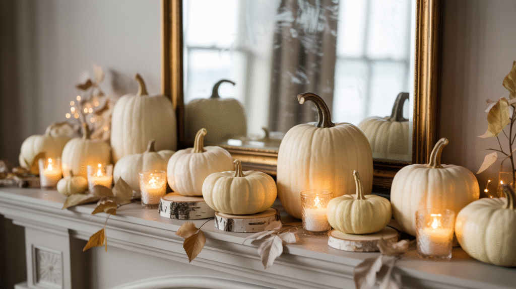 Pumpkins & Golden Framing