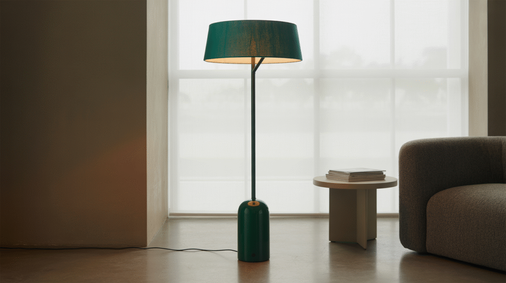 Green Floor Lamp for Functional Style