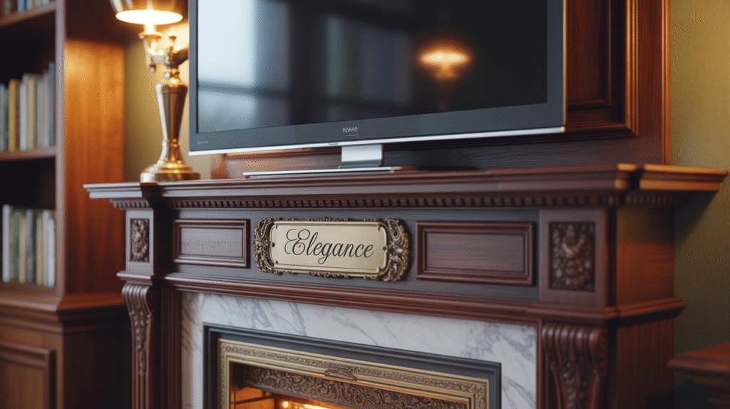 Antique Mantelpiece Display