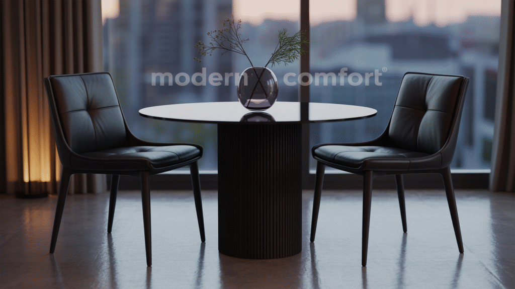 Black Leather Chairs