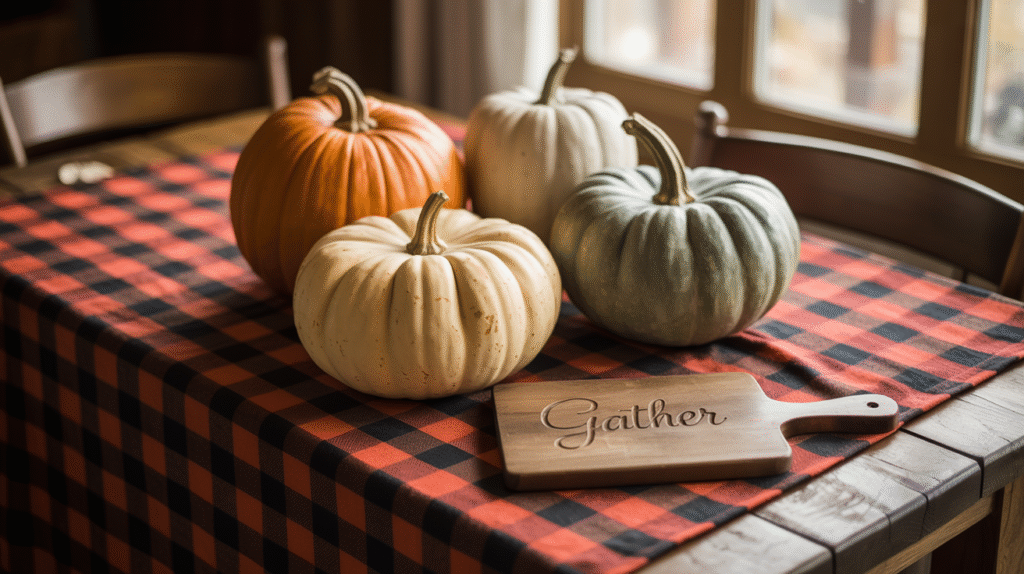 Flannel Tablecloth for Fall