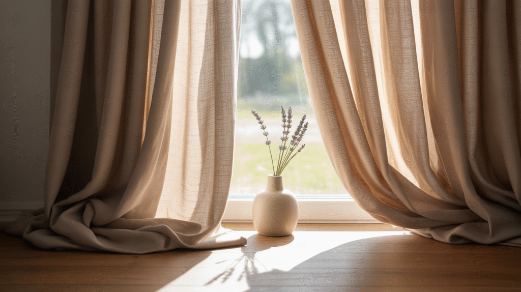 Light Brown Curtains