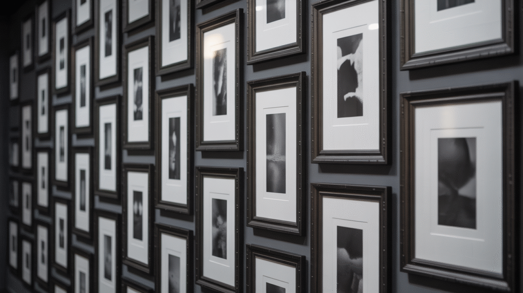 Jet Black Picture Frames