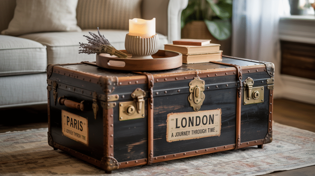 Antique Trunk Coffee Table