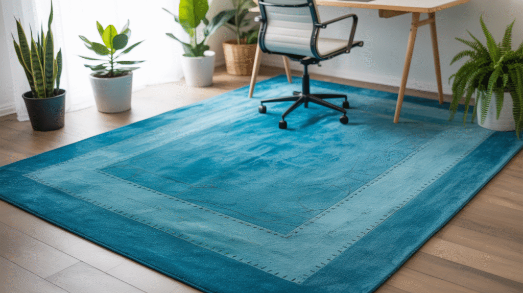Turquoise Area Rug
