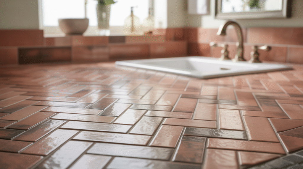 Brick-Inspired Flooring