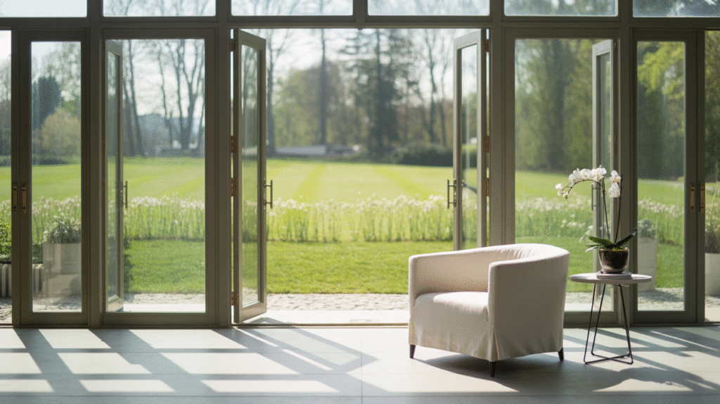 Large Glass Doors and Windows