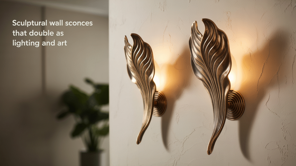 Sculptural Wall Sconces