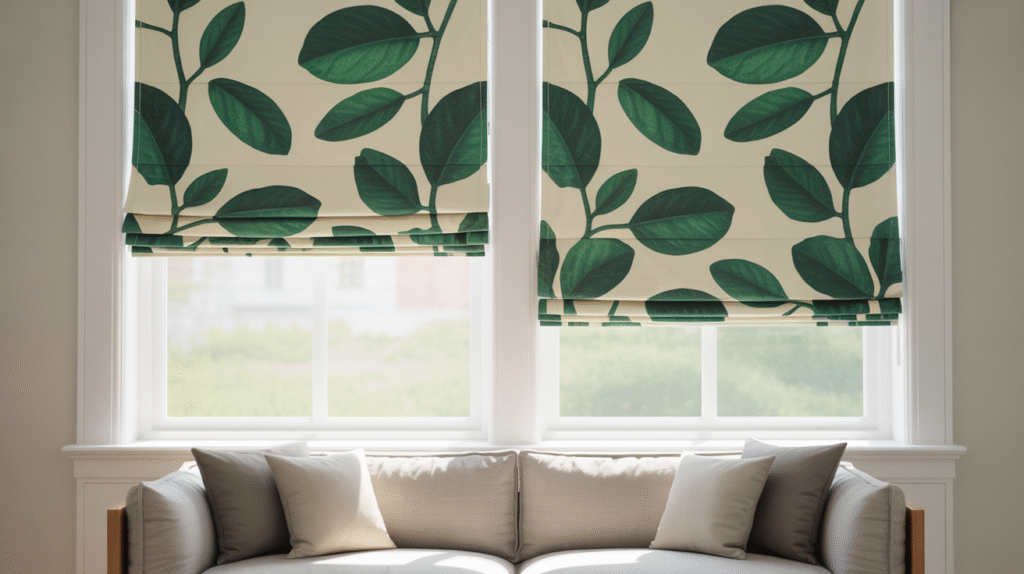  Patterned Roman Shades