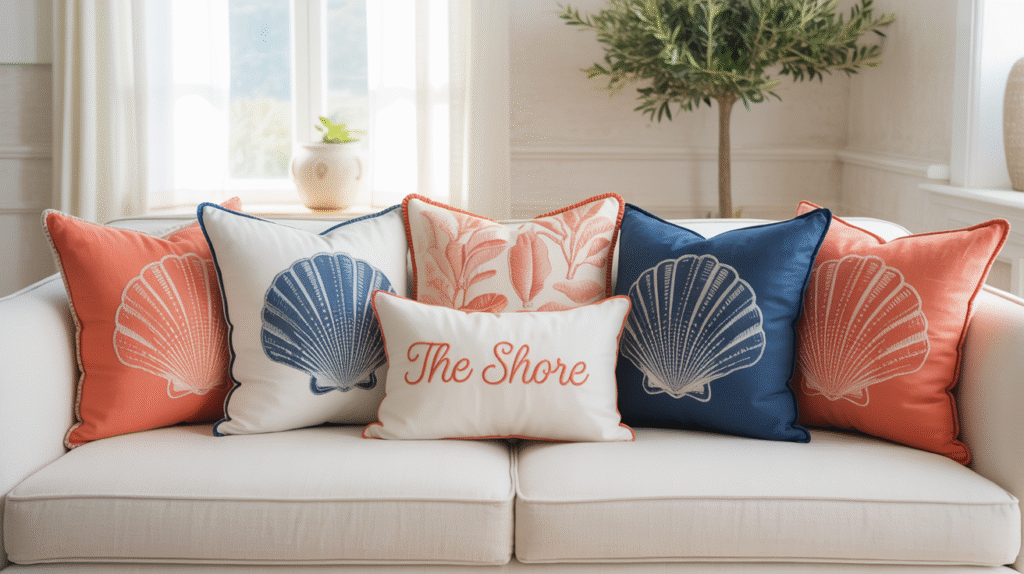 Coastal Mix of Pillows