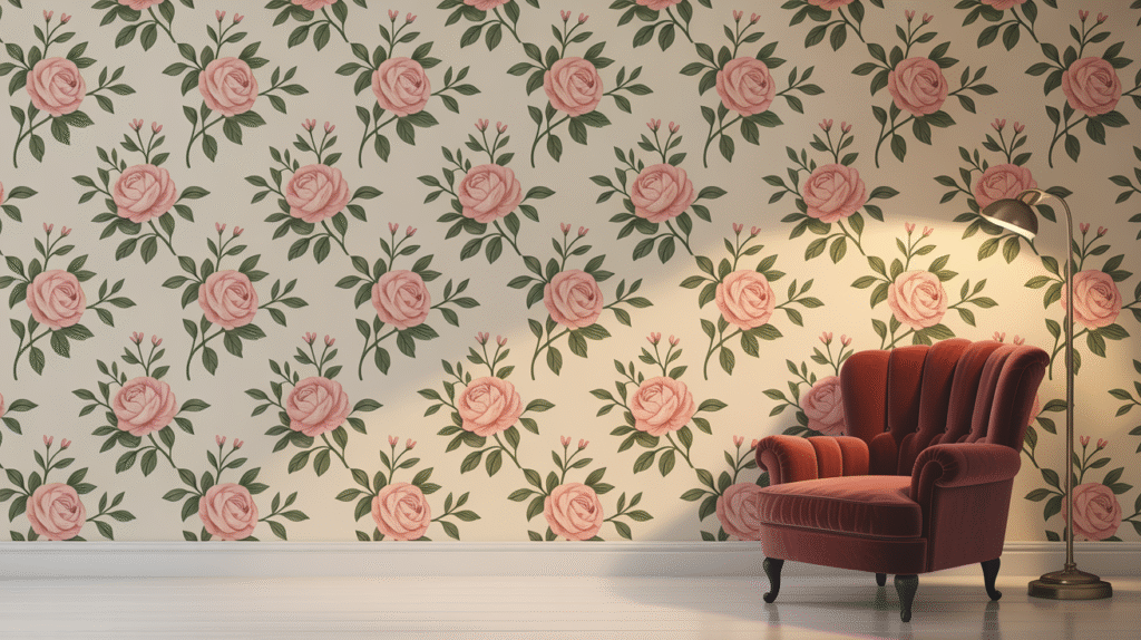 Vintage Floral Wallpaper
