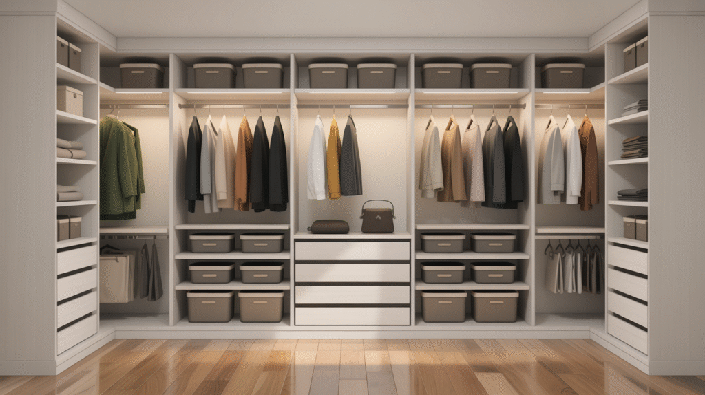 Organize Shared Closets Smartly
