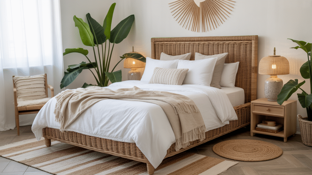 Rattan Bed Frame