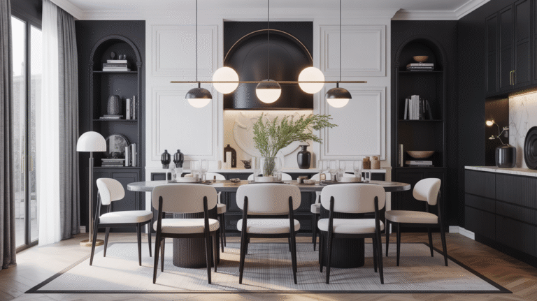 25 Black and White Dining Room Ideas That Redefine Monochrome Elegance
