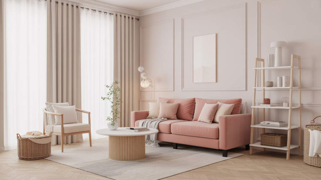 Blush and White Palette