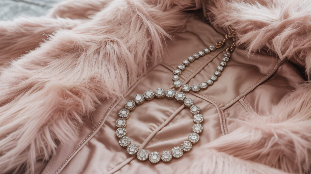 Blush Tones and Textural Layers
