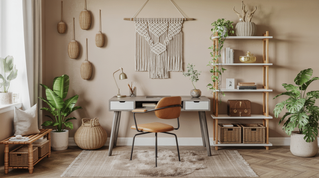 Boho Chic Workspace