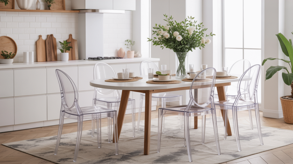 Lucite or Acrylic Chairs