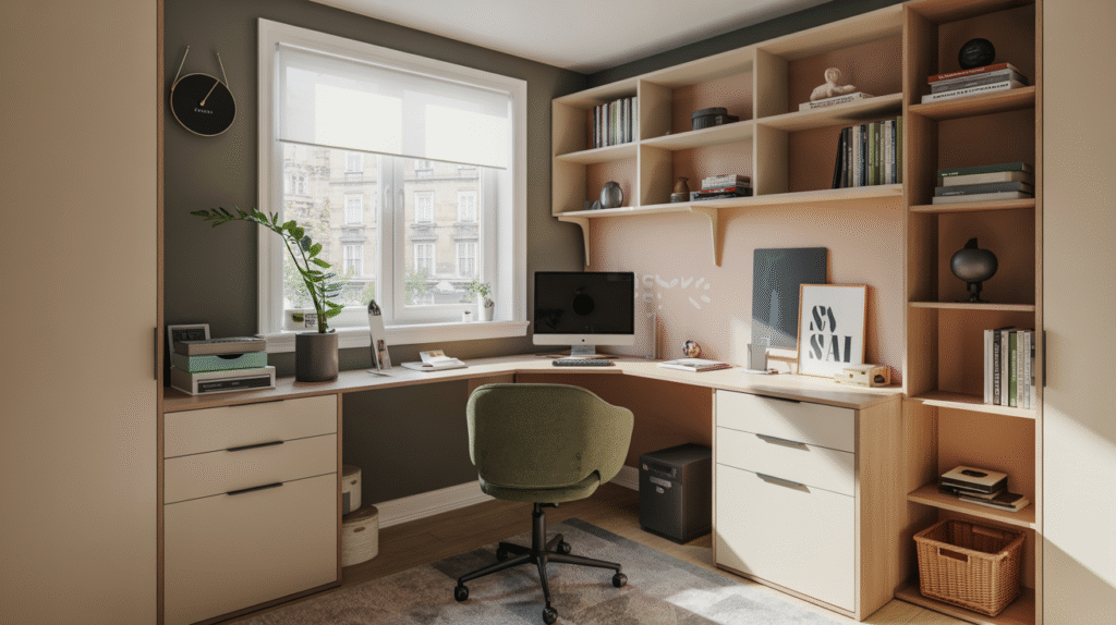 Arrange a Corner Desk
