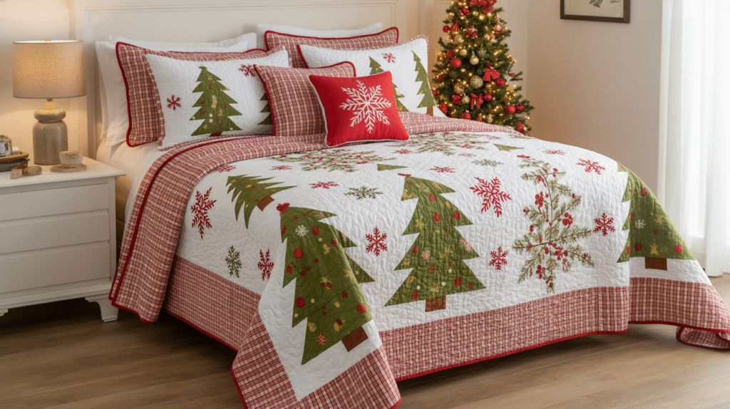 Festive Quilts and Cozy Bedding
