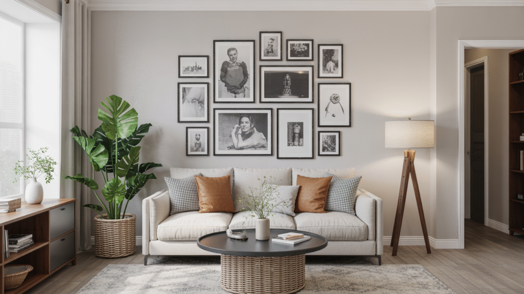 Gallery Wall with Frames
