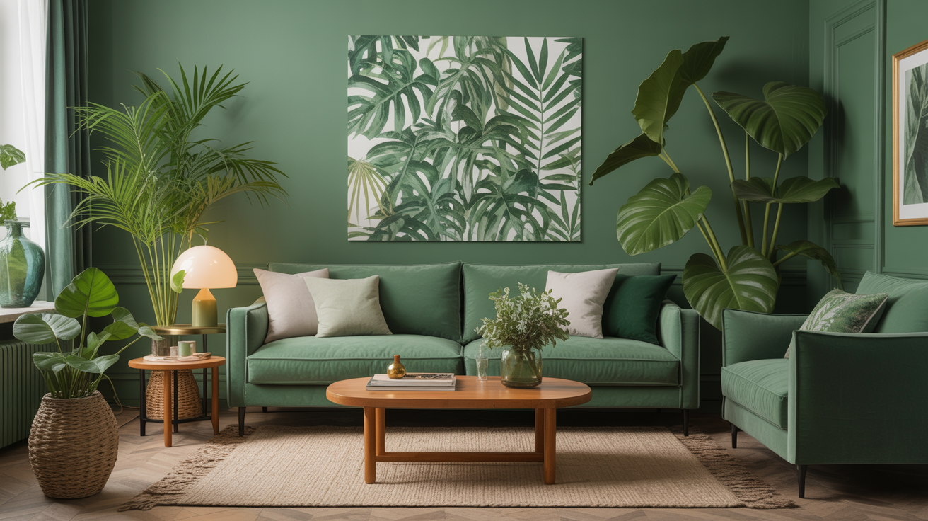 30 Green Living Room Ideas for a Bold Yet Refreshing Design