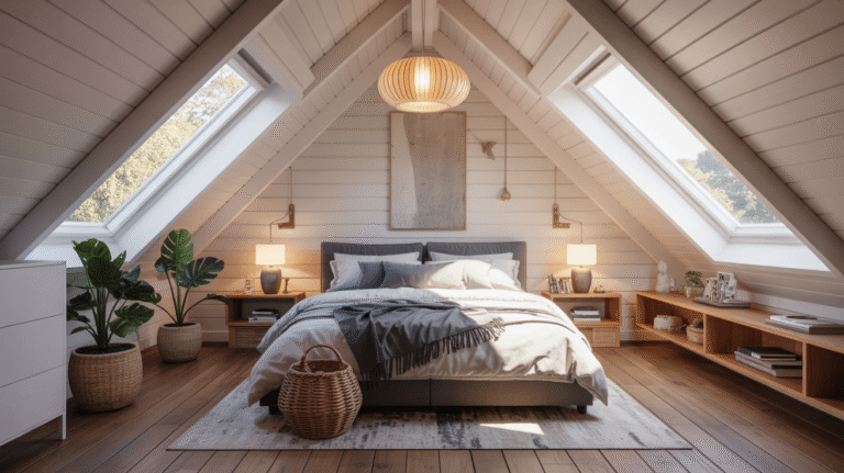 20 Attic Bedroom Ideas for Sloped Ceilings & Cozy Designs