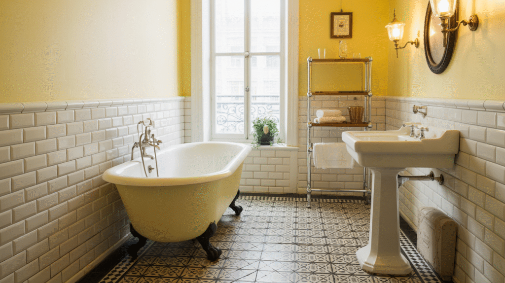 Buttery Yellow Walls With Vintage Accents