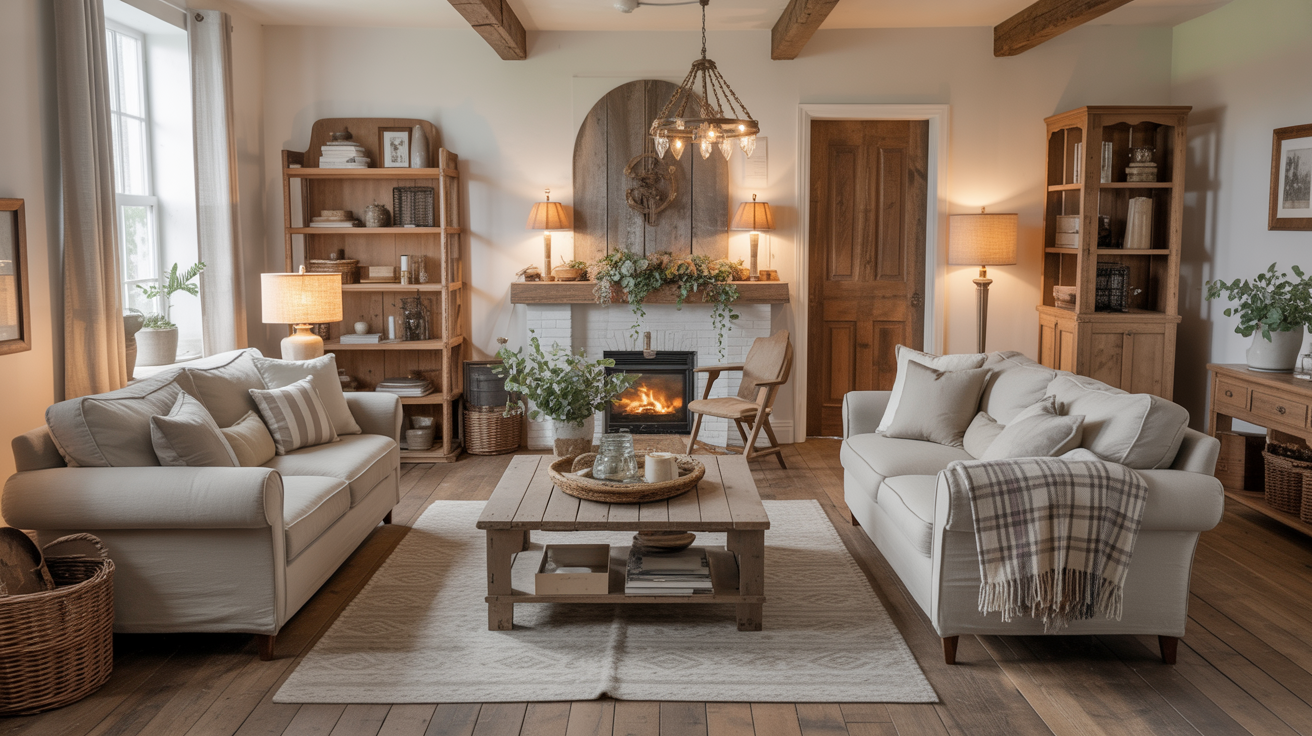 18 Cozy Farmhouse Living Room Ideas That Exude Warmth & Charm