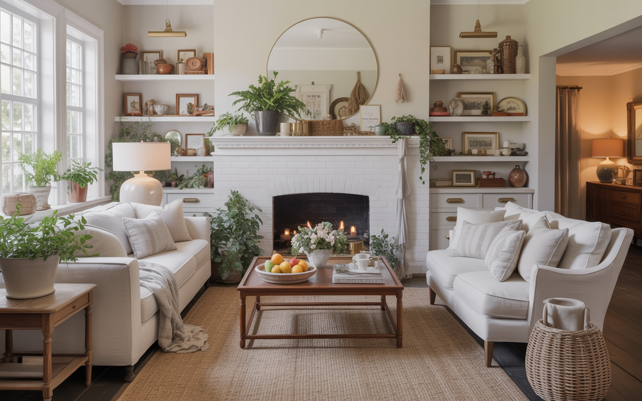 Martha-Inspired Living Spaces That Feel Cozy and Timeless
