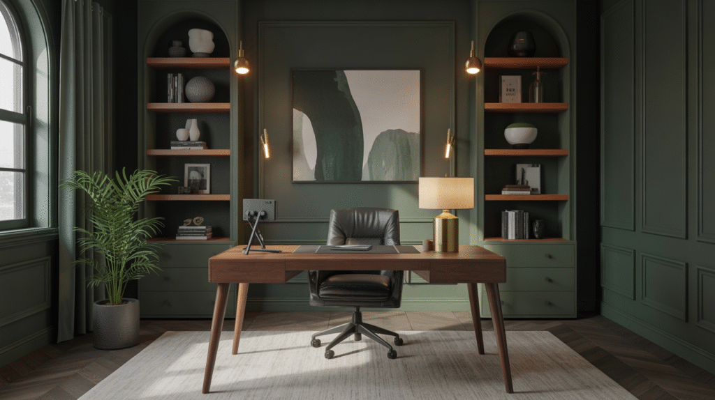 Dark & Moody Home Office