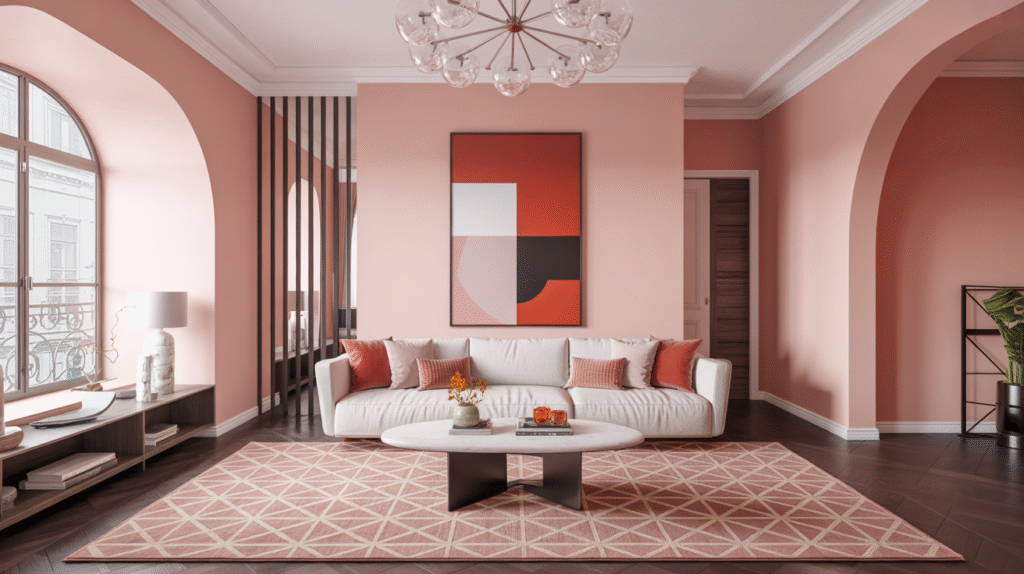 Pink Geometric Prints