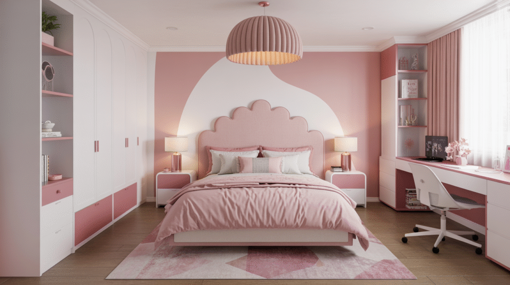 Keep It Fresh with Pink and White Hues