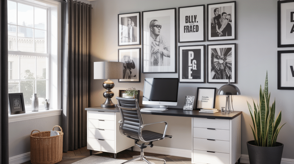 Monochrome Gallery Wall